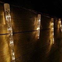 72 LED 6.9m 24 Indoor Outdoor Icicle Christmas Chaser Lights in Choice of Colour
