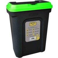 Samuel Alexander 30 Litre Plastic Cat / Dog / Pet or Bird Food Storage Tub / Container, Black