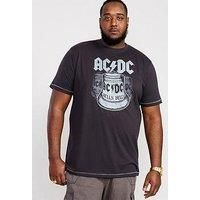 D555 Mens Official ACDC Hells Bells Big Tall T-Shirt - 5XL