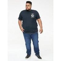 D555 Duke Big Mens Yosemite Printed T-Shirt Navy 2XL 3XL 4XL 5XL 6XL (601608)