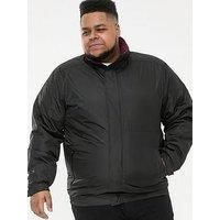 Duke Mens Rudy Showerproof Fleece Lined Hooded Jacket - Black - 3XL