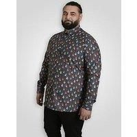 D555 Duke Big Mens Long Sleeve Shirt Guitar Print 2XL 3XL 4XL 5XL 6XL (111802)
