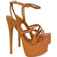 'Maia' Strappy Ankle Strap Party Statement Stiletto High Heel Shoes