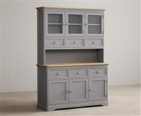 Bridstow Oak and Light Grey Painted Large Dresser