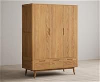 Rosa Solid Oak Triple Wardrobe