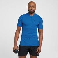 Montane Men/'s Dart Nano Zip T-Shirt Electric Blue