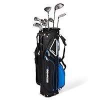 Benross HTX2 Golf Clubs Full Set with Hybrid Stand Bag, Driver, Fairway Wood, Hybrid, Irons 5-SW, Mallet Putter - Graphite & Steel Shafts, All-Weather Grips, Golf Club Sets for Men