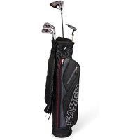 Fazer CTRX Starter Golf Clubs Set with Stand Bag, Driver, 7 Iron, Pitching Wedge, Mallet Putter - All-Weather Grips, Dual Strap Carry Bag