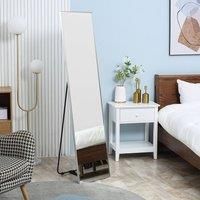 HOMCOM Full Length Mirror 160 X 40 Cm Black Frame
