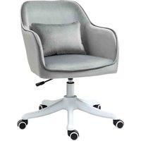 Office Chair with Rechargeable Electric Vibration Massage Lumbar Pillow, Wheels