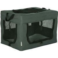 PawHut 48.5cm Pet Carrier, Cat Carrier Cat Bag, Pet Travel Bag w/ Cushion, Carry Bag, for Miniature Dogs - Grey