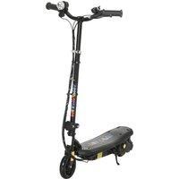 HOMCOM Foldable Electric Scooter, with LED Headlight, for Ages 7-14 Years - Black