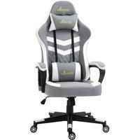 Vinsetto Racing Gaming Chair with Lumbar Support, white