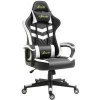 Vinsetto Racing Gaming Chair With Lumbar Support, Gamer Office Chair, Black Grey