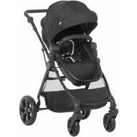 HOMCOM 2 in 1 Pushchairs and Strollers w/Reversible Seat, Single Hand Foldable Lightweight Baby Stroller w/Fully Reclining Backrest 5-Point Harness Adjustable Handlebar, from Birth to 3 Yrs, Black