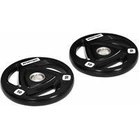 Olympic Weight Plates, Tri-Grip Barbell Weights Set with 2'' Holes,2 x 10kg/15kg