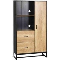 HOMCOM Kitchen Storage Cabinet, Cupboard With Adjustable Shelves Soft Close