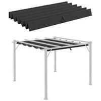 Outsunny Pergola Shade Cover Replacement Canopy for 3 x 3m Pergola, Grey