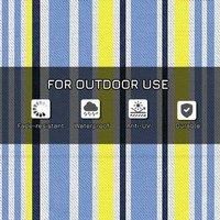 Outsunny Reversible Outdoor Rug, Waterproof Plastic Straw Mat for Backyard, Deck, RV, Picnic, Beach, Camping, 121 x 182 cm