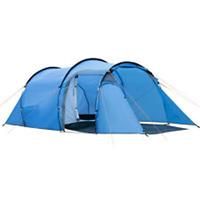 Outsunny 3 Man 2 Room Tent Camping Tent With Living Area Air Vents Blue