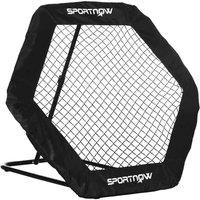 SPORTNOW Football Rebounder Net with 5 Adjustable Angles, Foldable Football Kickback Target Goal for Play Training Teaching, Indoor and Outdoor Use