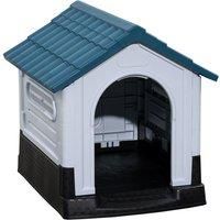 PawHut Outside Dog Kennel House, for Miniature Dogs, 64.5 x 57 x 66cm