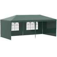 Outsunny 6m x 3m Garden Gazebo Marquee Canopy Party Tent Canopy Patio Green