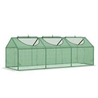 Outsunny Mini Greenhouse Small Plant Grow House w/ 3 Windows for Outdoor