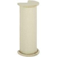 PawHut 85cm Tall Cat Scratching Post with Sisal Rope Covered Soft Plush, Anti Tip for Indoor Corner, Cabinet Corner, Sofa Corner - Beige