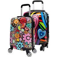 Hard Shell Cabin 55 x 40 x 20 cm Suitcase Suitable for Easyjet, Ryanair