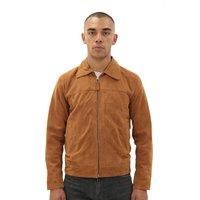 Retro Goat Suede Leather Harington Jacket-Zurich