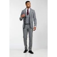 Eton Wool Tweed Three Piece Slim Fit Suit
