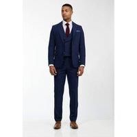 Eton Wool Tweed Three Piece Slim Fit Suit