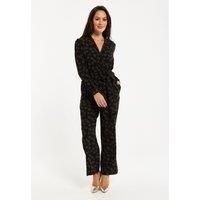 Floral Jumpsuit In Black
