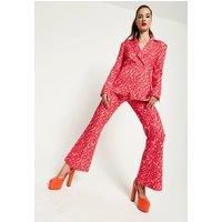 Pink Flame Clashing Colours Blazer