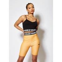 Orange And Black Cycle Shorts