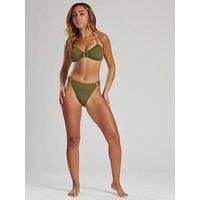 South Beach Crinkle Ring Bandeau Bikini