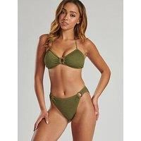 South Beach Crinkle Ring Side Brief