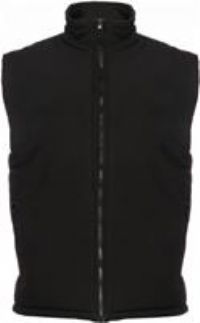 Black Fleece Lined Padded Bodywarmer Xl