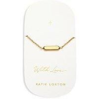 Katie Loxton Signet Bracelet , Gold , Bracelet , 18Cm + 3Cm Extender