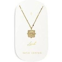 Katie Loxton Antique Coin Necklace , Gold , Necklace , 45Cm + 5Cm Extender
