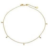 Katie Loxton Estee Choker , Gold , Necklace , 40Cm Total Length