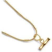 Katie Loxton Bamboo 18-Karat Gold-Plated Necklace
