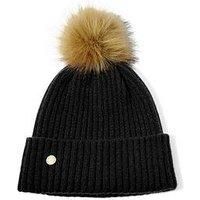 Katie Loxton Knitted Hat - Black