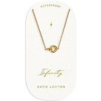 Katie Loxton Infinity Waterproof Gold Sentiment Necklace