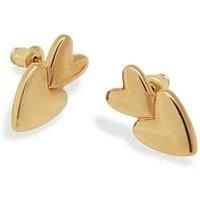 Katie Loxton Eros Heart Waterproof Gold Earrings