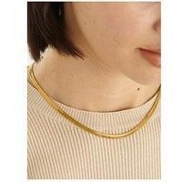 Katie Loxton The Curated Collection Ciana Snake Gold-Plated Chain Necklace