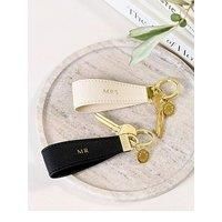 Katie Loxton Mr & Mrs Boxed Keyring - Off White