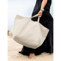 Katie Loxton Nylon-Lux Oversized Tote Bag - Chalk