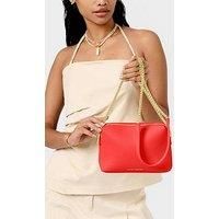 Katie Loxton Margot Chain Crossbody Bag - Sunset Coral